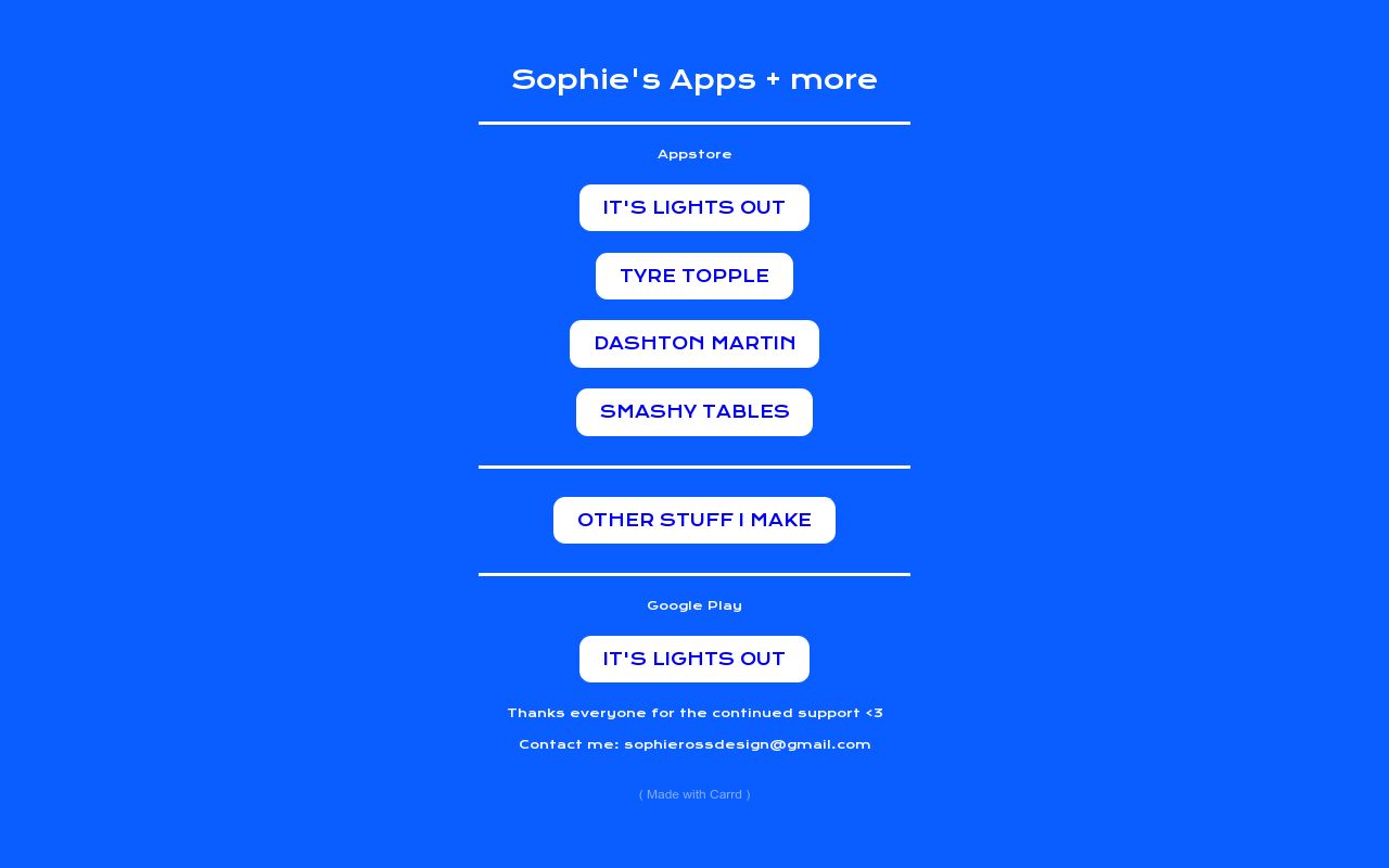 Sophie Ross Apps
